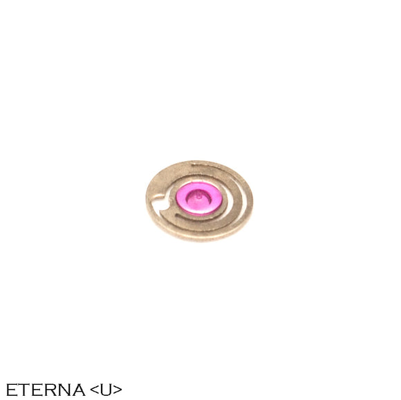 Eterna 3765, Coil spring setting with jewel hole