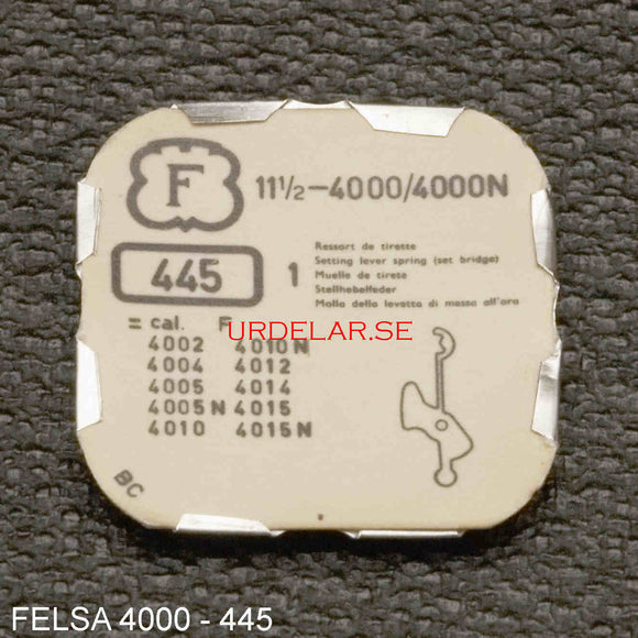 Fel Sa Felsa 4000-445, Setting lever spring – urdelar.se