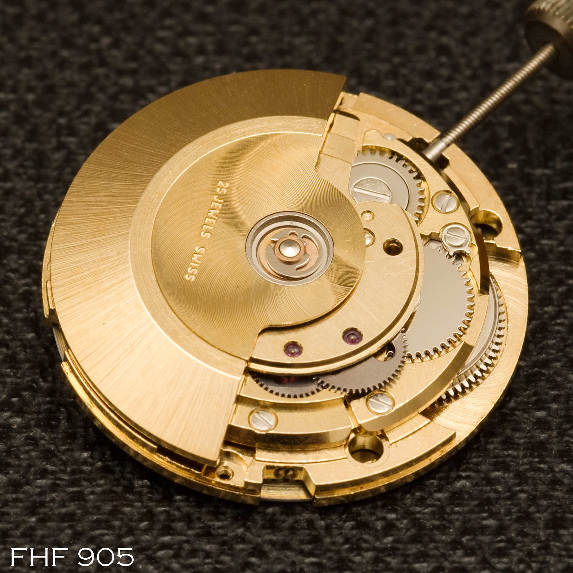 Mouvement Mécanique Pour Montre De Type Calibre FHF 25 - Occasion, En état De Fonctionnement, Pour Réparation Ou Customisation