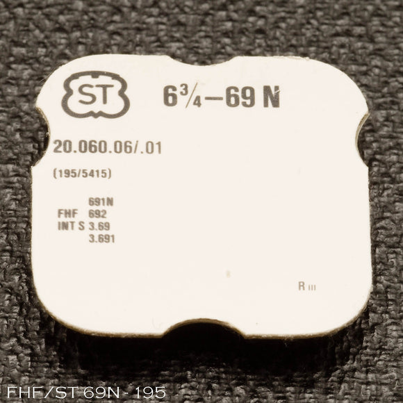 FHF/ST 69N-195, Barrel arbor