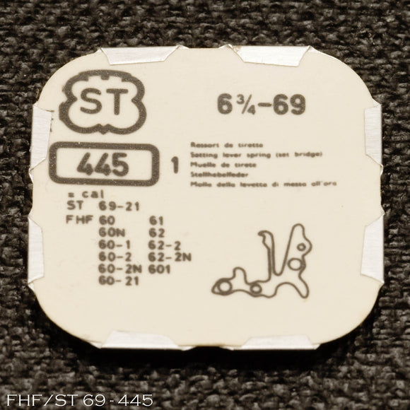FHF/ST 69-445, Setting lever spring