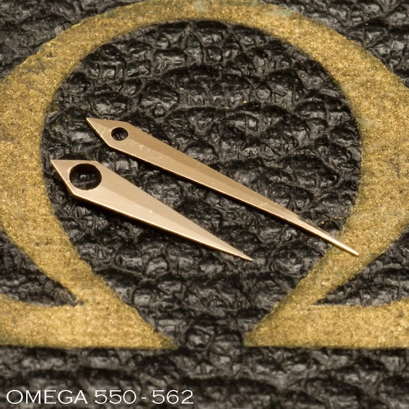 Hands, Omega Seamaster, cal: 550-562