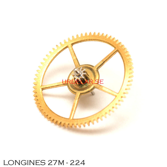 Longines 27M-224, Fourth wheel w. sec-hand bit