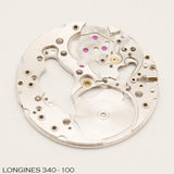 Longines 340-100, Plate