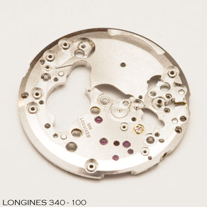 Longines 340-100, Plate