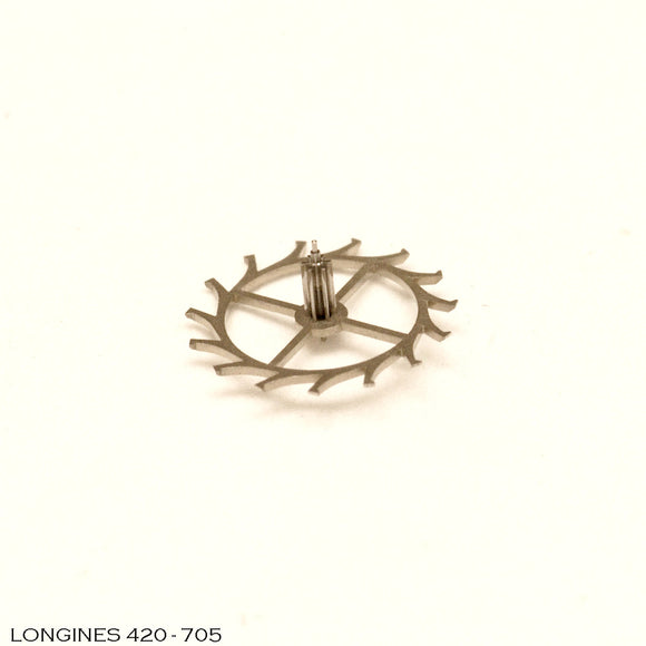Longines 420-705, Escape wheel