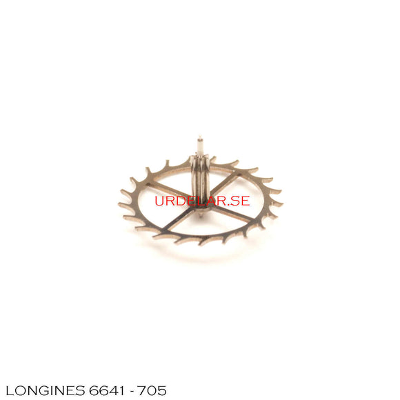 Longines 6641-705, Escape wheel