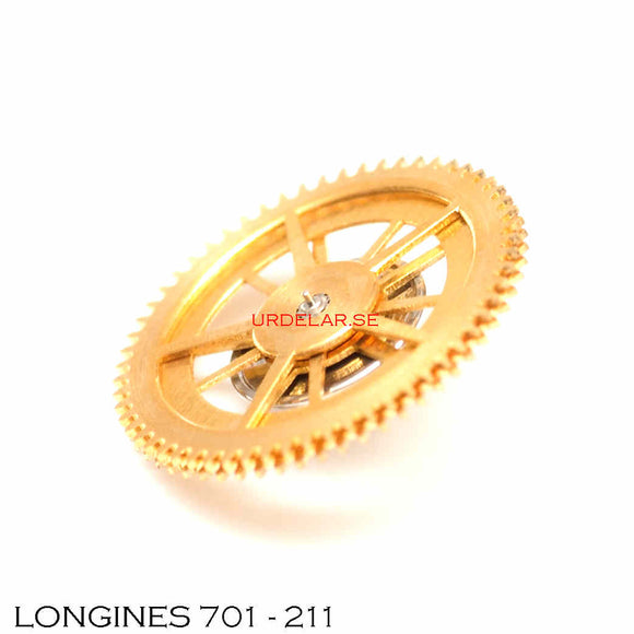 Longines 701-211, Third wheel and pinion