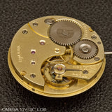 OMEGA 17/19'''LOB Pocket Watch Movement - Near Mint & Fully Serviced (Circa 1915)