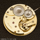 OMEGA 17/19'''LOB Pocket Watch Movement - Near Mint & Fully Serviced (Circa 1915)
