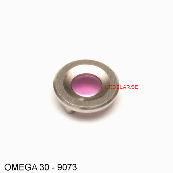 Omega 30-9073, Upper Cap Jewel With End-Piece For Balance