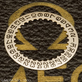 Omega 560-1500, päivämäärälevy, litteä, valkoinen/musta