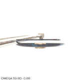 Omega 59.8D-088, Hairspring, regulated
