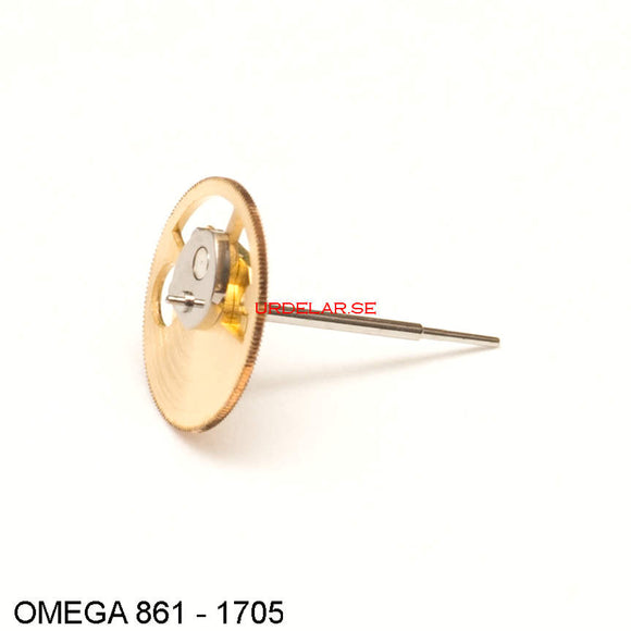 Omega 861-1705, Chronograph runner, mounted