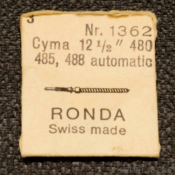 CYMA 480-401 Automatic, Winding stem, RONDA 1362