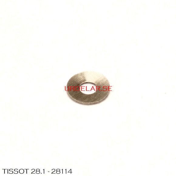 Tissot 28.1-28114, Thrust washer for banking stop plate and spring