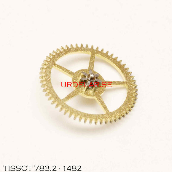 Tissot 783.2-1482, Driving gear for crown wheel