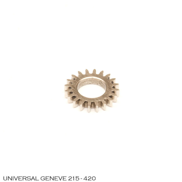 Universal Geneve 215-420, Crown wheel