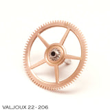 Valjoux 22-206, Center wheel, Ht: 5.80