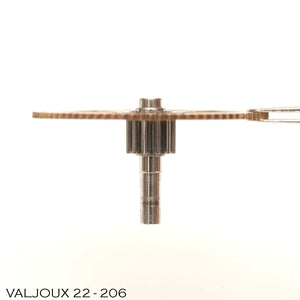 Valjoux 22-206, Center wheel, Ht: 5.80