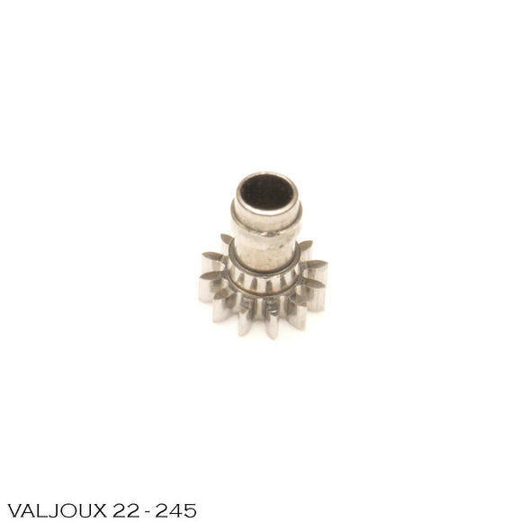 Valjoux 22-245, Cannon pinion, Ht: 2.45