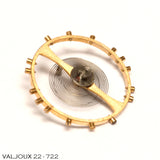 Valjoux 22-722, Balance, complete, Incabloc