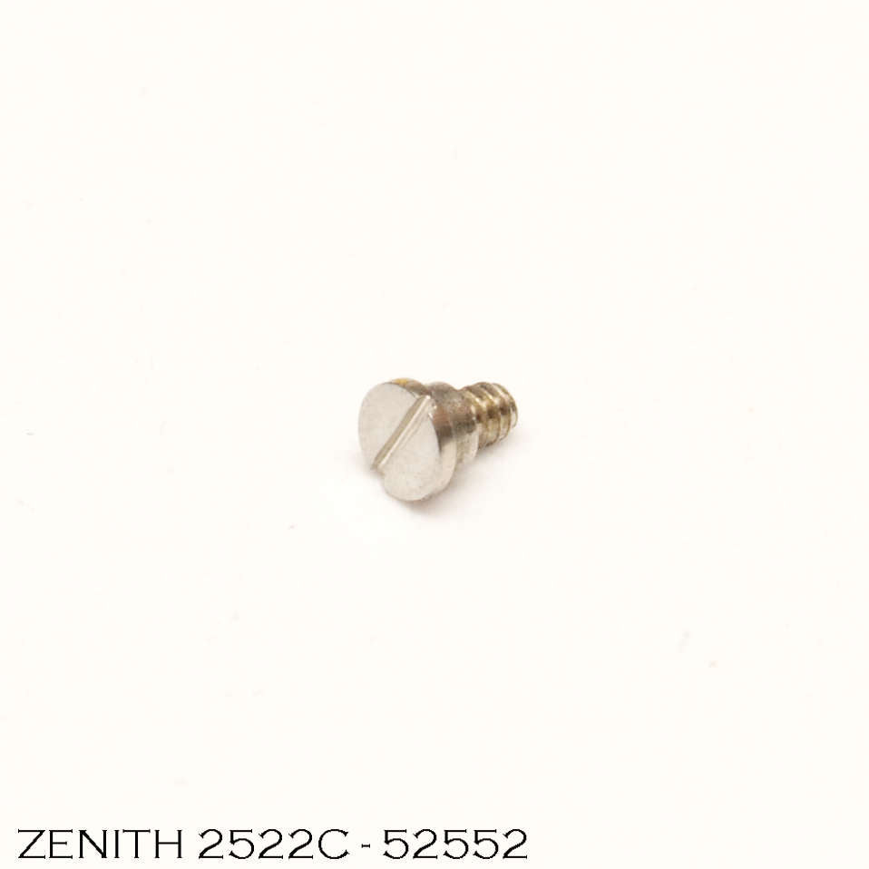 Zenith 2522C-52552, Screw for date finger and date finger driving whee ...