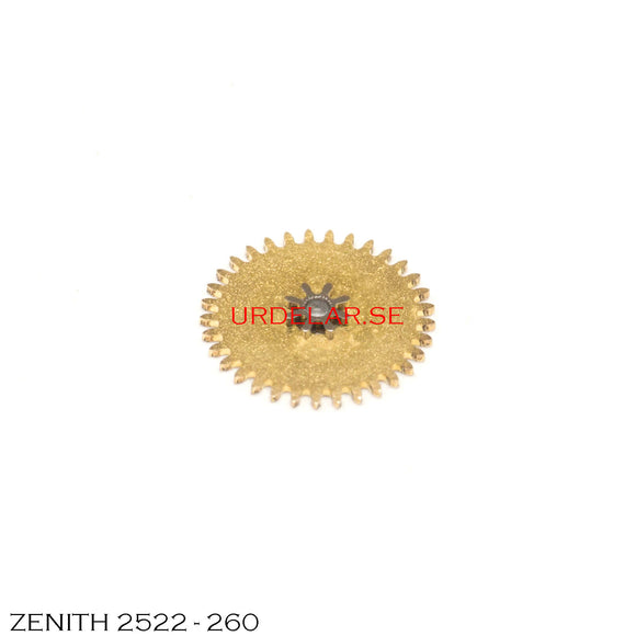 Zenith 2522-260, Minute wheel