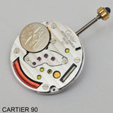 CARTIER 90, Complete Movement, NEW
