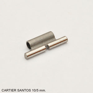 Bracelet end part, CARTIER SANTOS, Stainless steel, 10/5 mm.