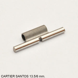 Bracelet end part, CARTIER SANTOS, Stainless steel, 13.5/6 mm.