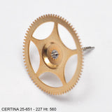 Certina 25-651-227, Sweep Second Wheel, Ht: 560