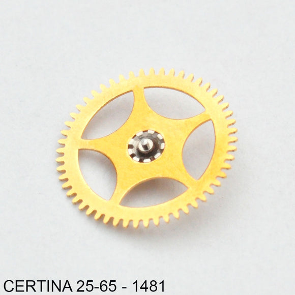 Certina 25-65-1481, Automatic winding wheel