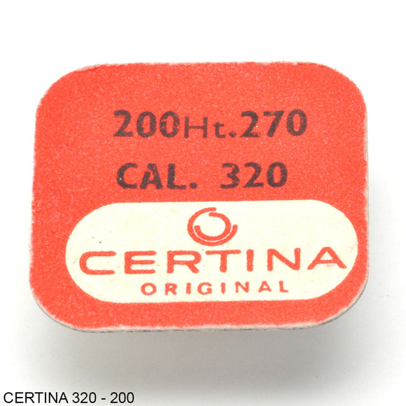 Certina 320-200, Center wheel w cannon pinion