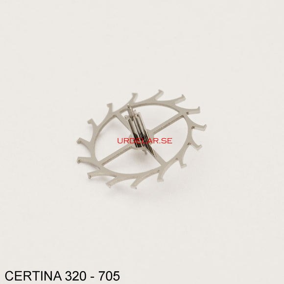 Certina 320-705, Escape wheel