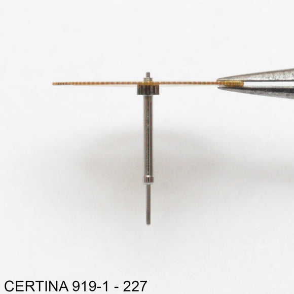 Certina 919-1, Seconds wheel, no: 227