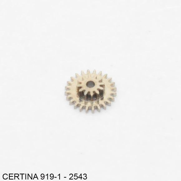 Certina 919-1, Double toothed intermediate date wheel, no: 2543