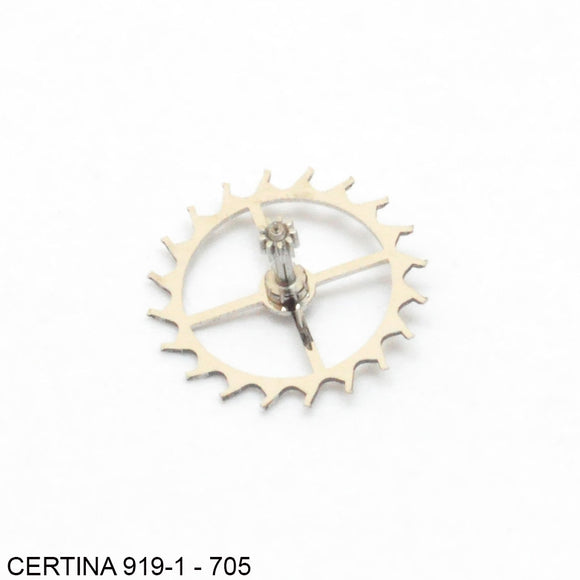 Certina 919-1, Escape wheel, no: 705