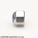 Crown, CARTIER SANTOS, steel, D=4.5 mm.
