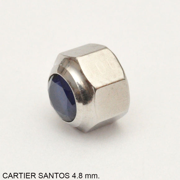Crown, CARTIER SANTOS, steel, D=4.8 mm.
