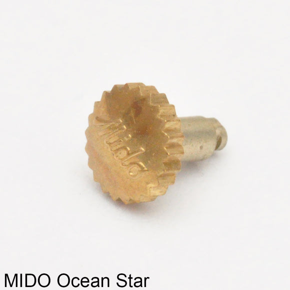 Crown, Mido Ocean Star, gold, D=4.2 mm.