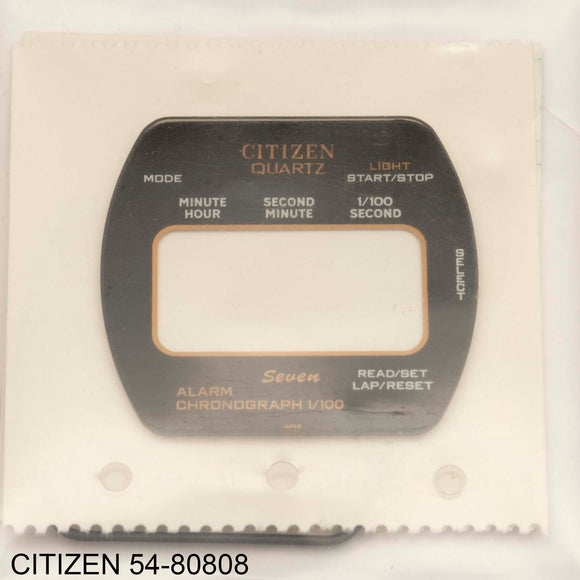 Crystal, CITIZEN Seven Quartz LCD, no: 54-80808