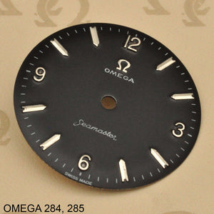 Dial, Omega Seamaster, cal_ 284, 285
