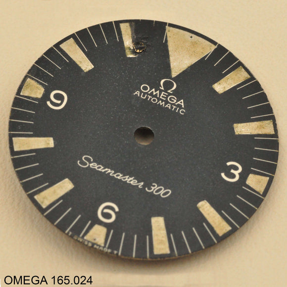 Dial, Omega Seamaster 300 Big Triangle, ref: 165.024