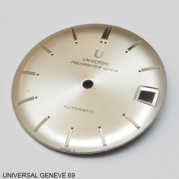 Dial, Universal Geneve Polerouter, cal: 69