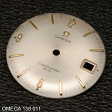 Dial w. Hands, Omega Seamaster 600, ref: 136.011, cal: 611, 613