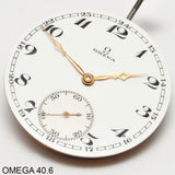 Dial w. Hands, Omega cal 40.6