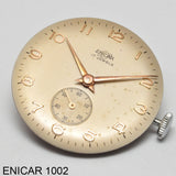 Dial with hands, Enicar 1002