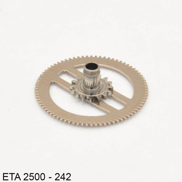 ETA 2824.2-242, Cannon pinion with drive wheel, Ht: 1.95