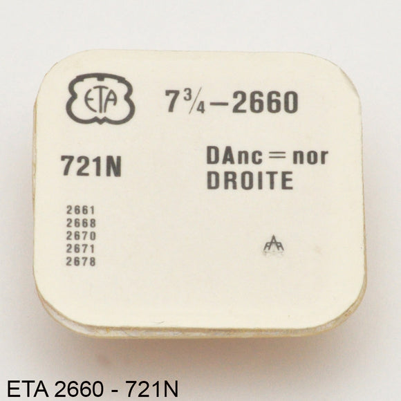 ETA 2660-721N, Balance, complete